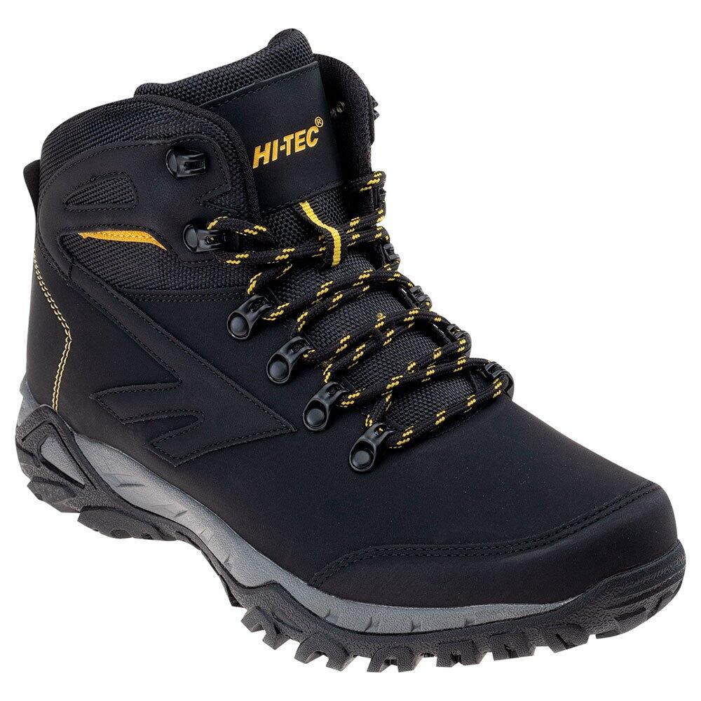 Hi-tec - Bottines De Marche Medin Homme (noir / Vert Clair) - Boots - Jaune|noir|vert - 47 - Decathlon