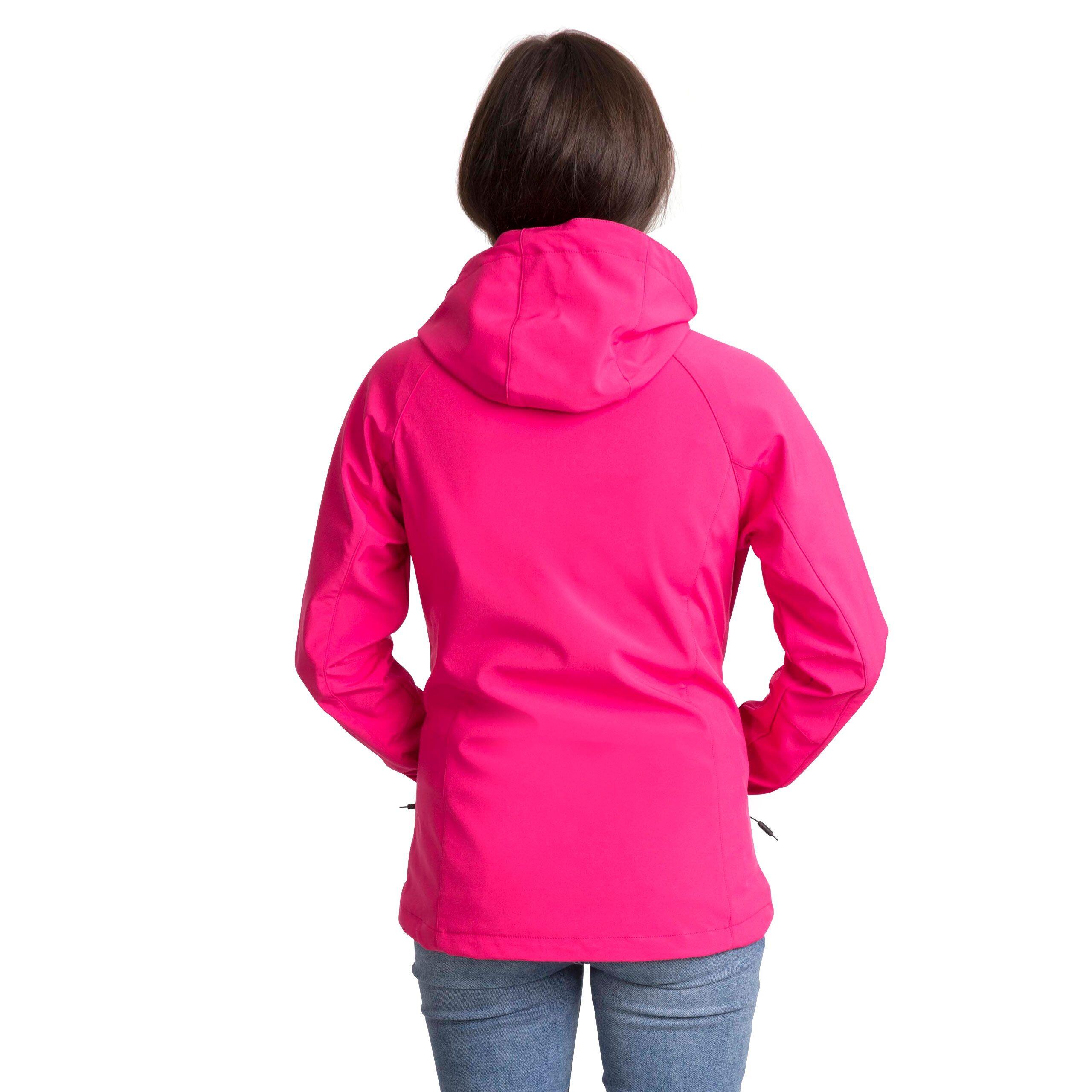 Lorina Giacca Impermeabile Softshell Donna Trespass Fucsia 3/5