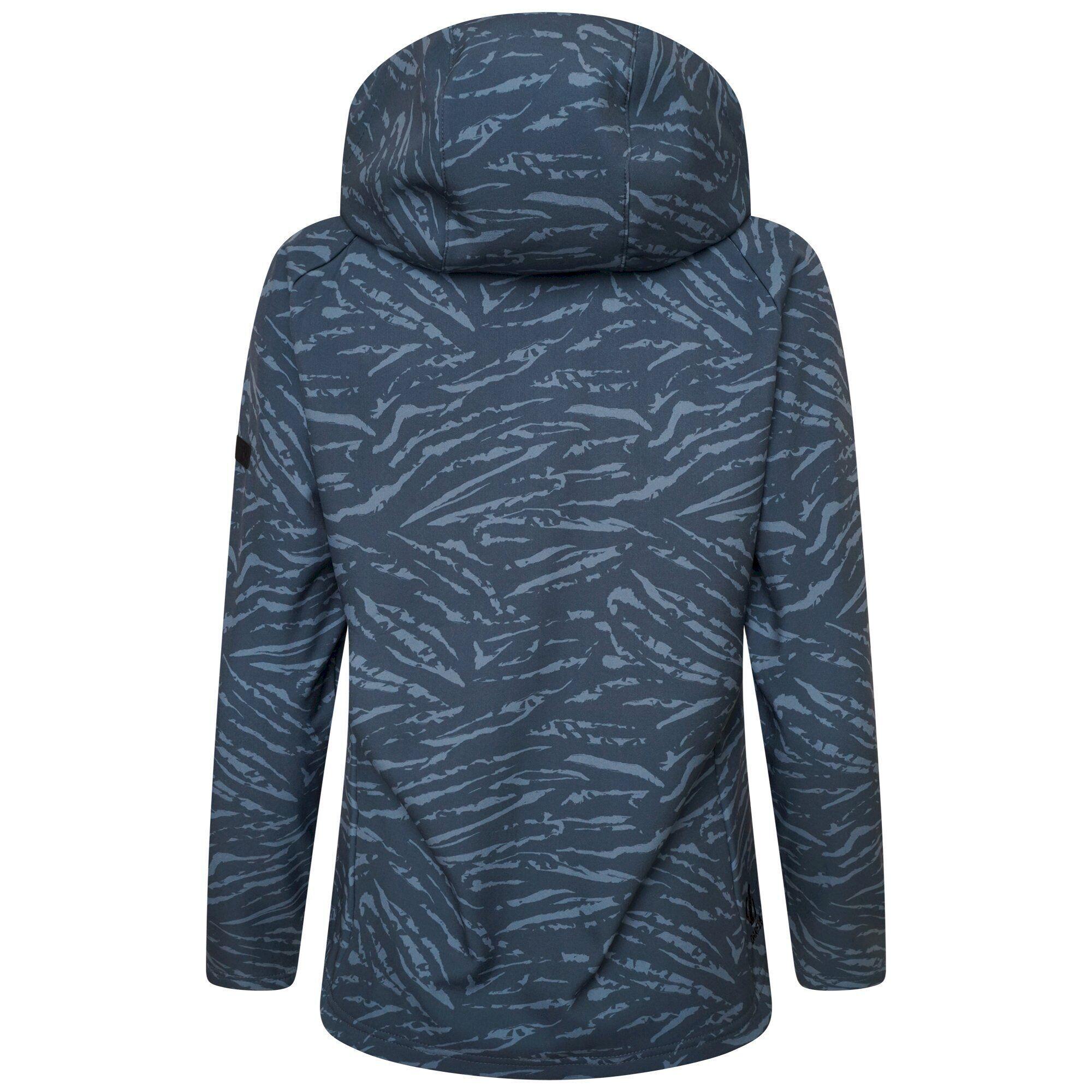 Womens/Ladies Far Out Tiger Print Soft Shell Jacket (Orion Grey) 3/5