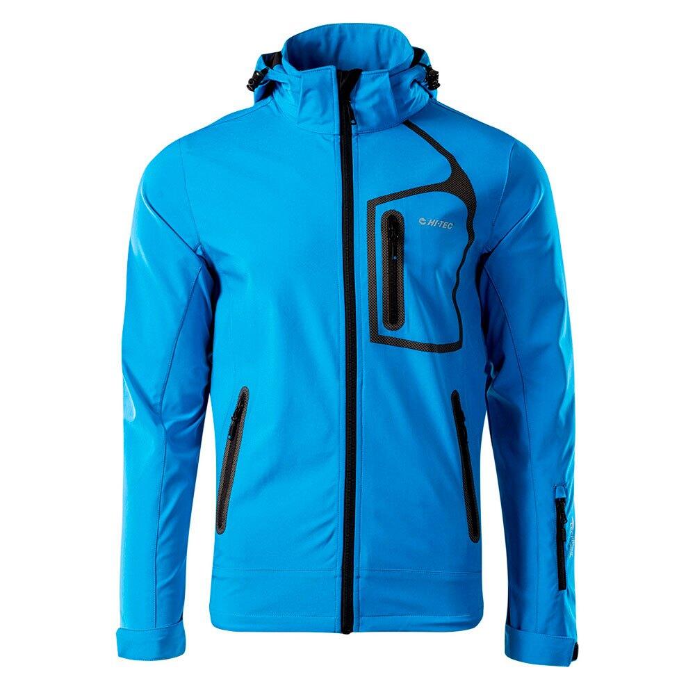 Giacca Soft Shell Uomo Hi-Tec Nils Blu Vivo Nero |  Hi-tec