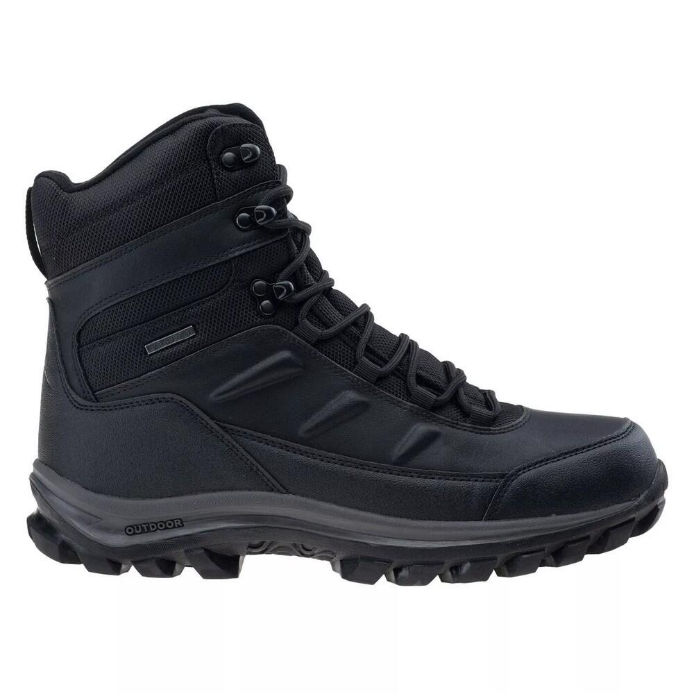 Stivali Da Neve Impermeabile Uomo Elbrus Spike Nero Grigio Scuro 3/4