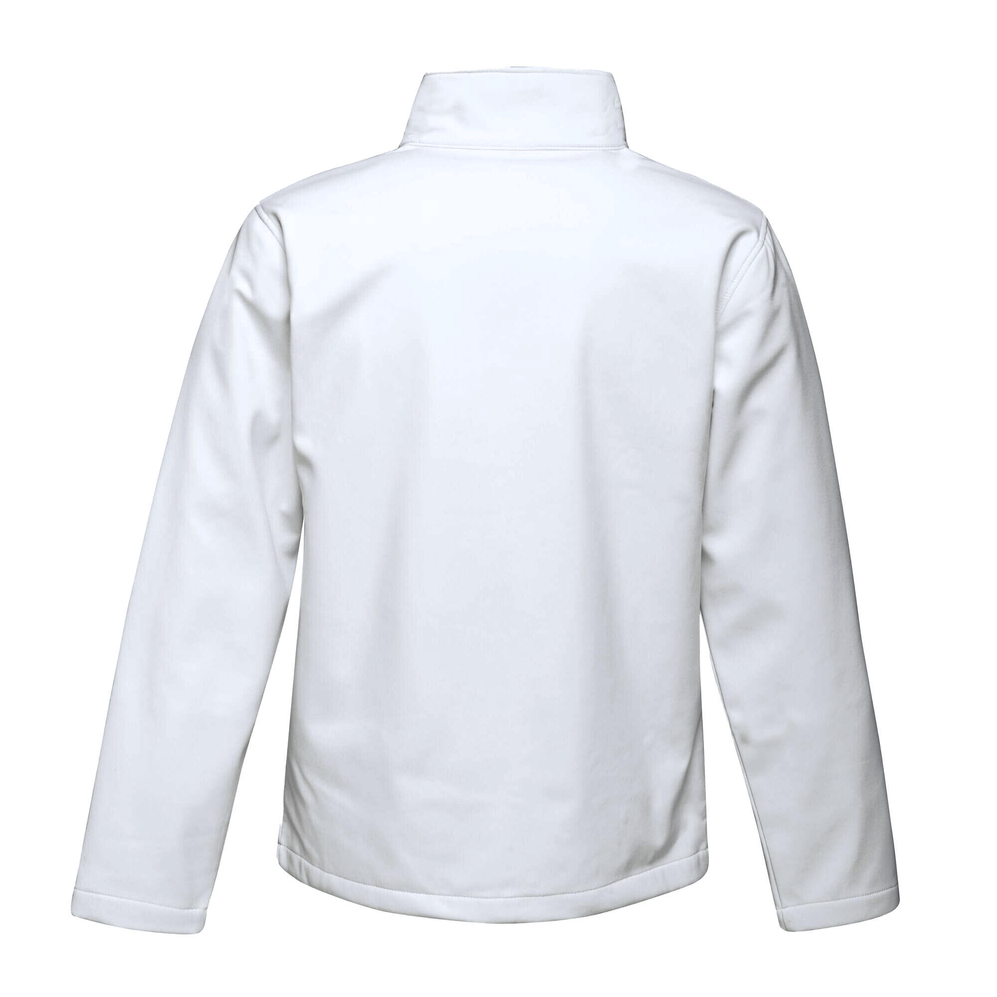 Standout Mens Ablaze Printable Soft Shell Jacket (White/Light Steel) 2/5