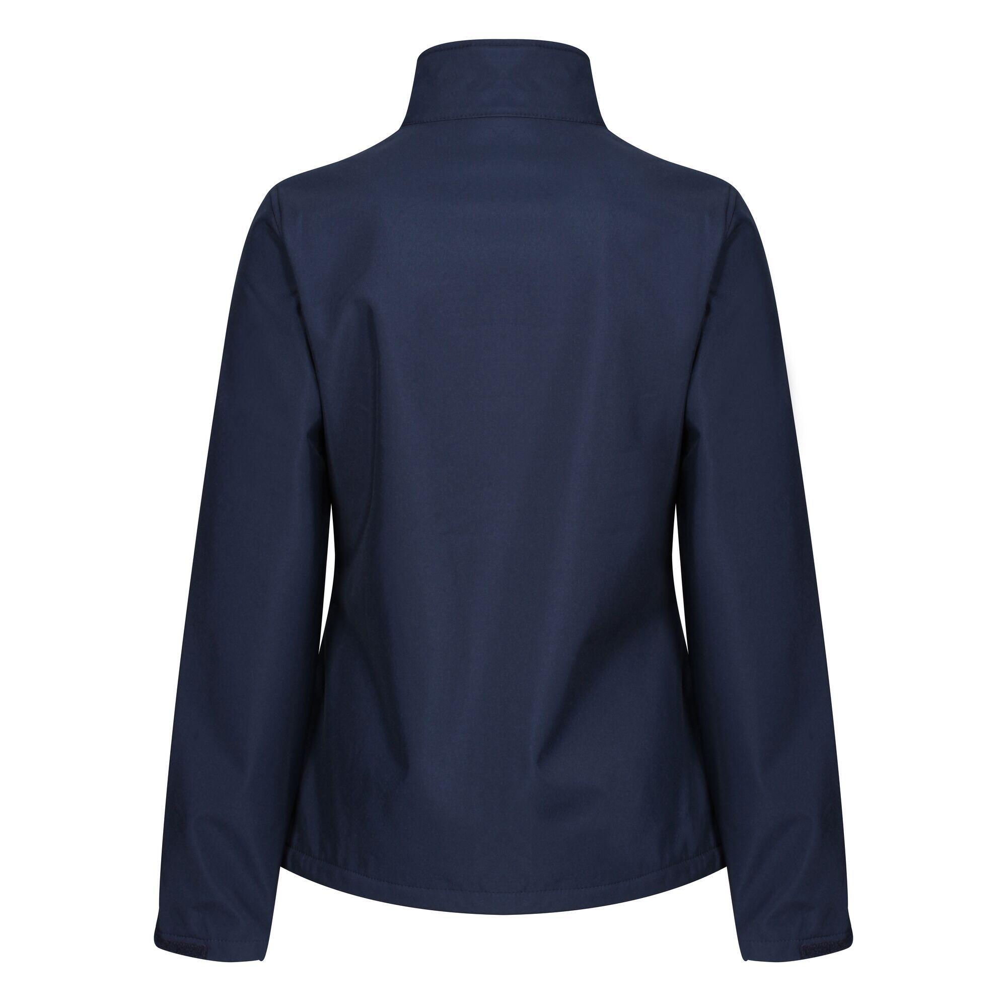 Womens/Ladies Ablaze Three Layer Soft Shell Jacket (Navy) 3/5