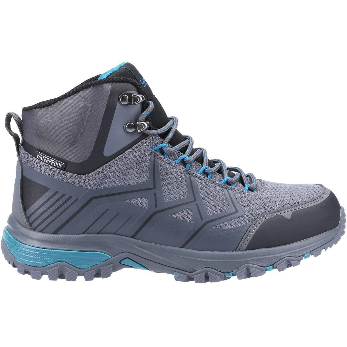 Scarponcini da trekking WYCHWOOD donna RPET impermeabili grigio/blu 3/5