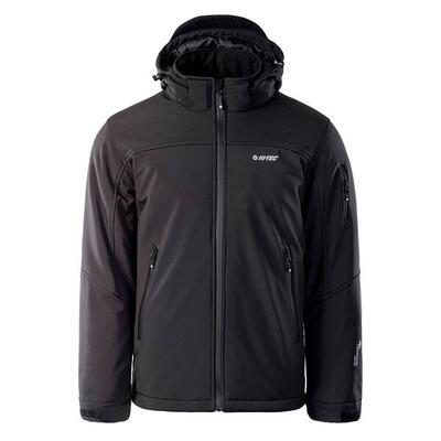 Heren geko soft shell jas (zwart)