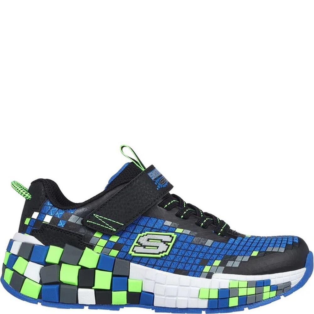 Scarpe da ginnastica MEGACRAFT 3.0 da bambino (nero / blu / verde chiaro)