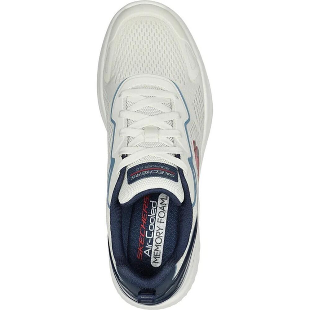 Mens Bounder 2.0 Andal Trainers (White/Navy) 4/5