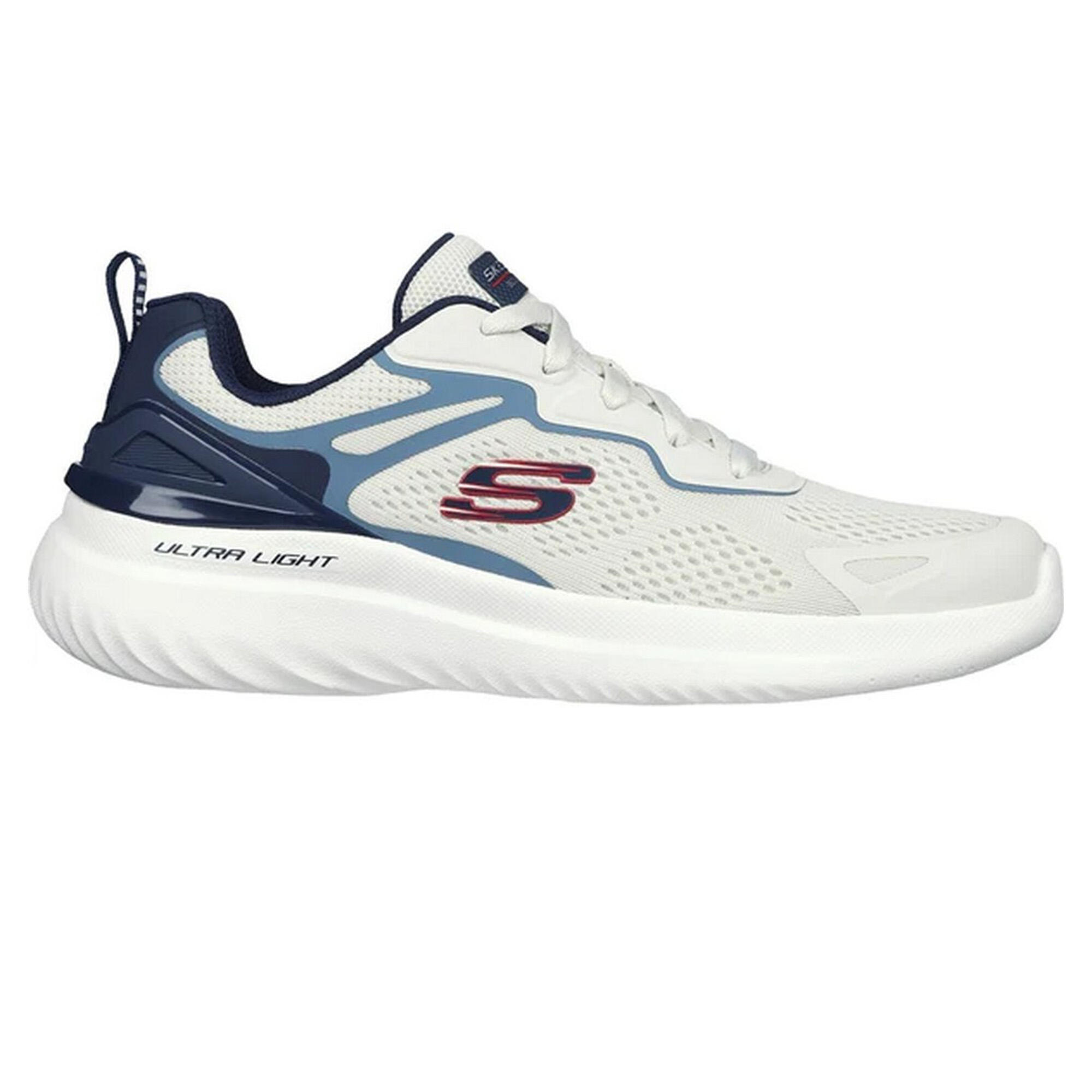 Mens Bounder 2.0 Andal Trainers (White/Navy) 3/5