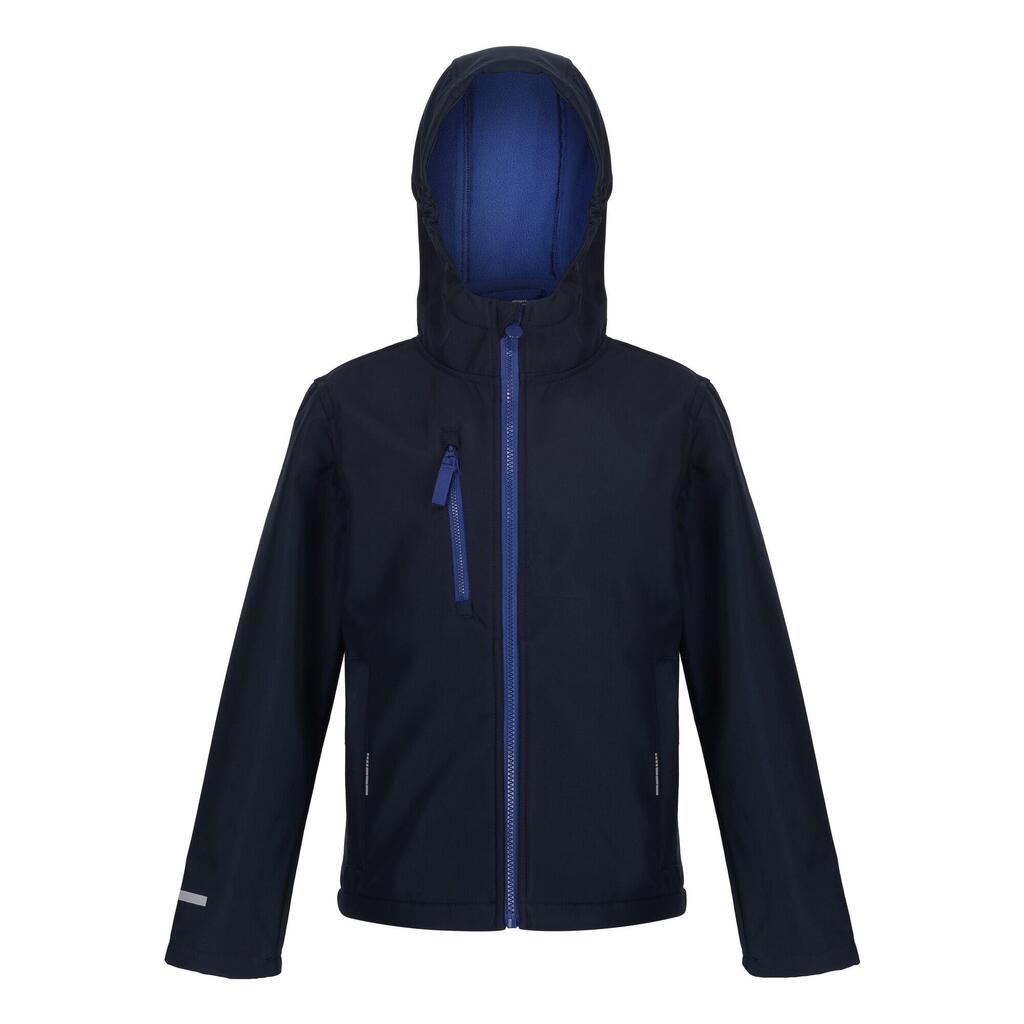 Childrens/Kids 3 Layer Soft Shell Jacket (Navy/New Royal)