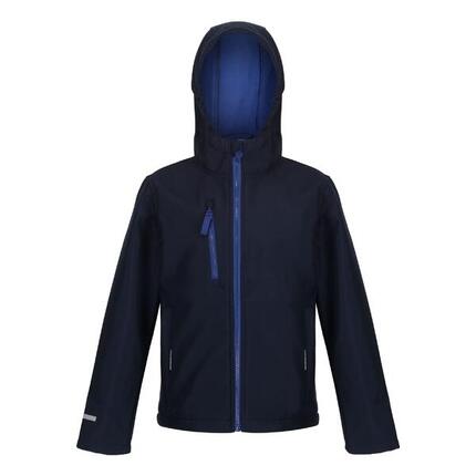 Veste Softshell Enfant (Noir / Rouge Classique)