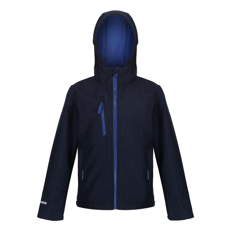 Kinder/Kids Ablaze 3 Layer Soft Shell Jas (Marine/Nieuw Koninklijk)