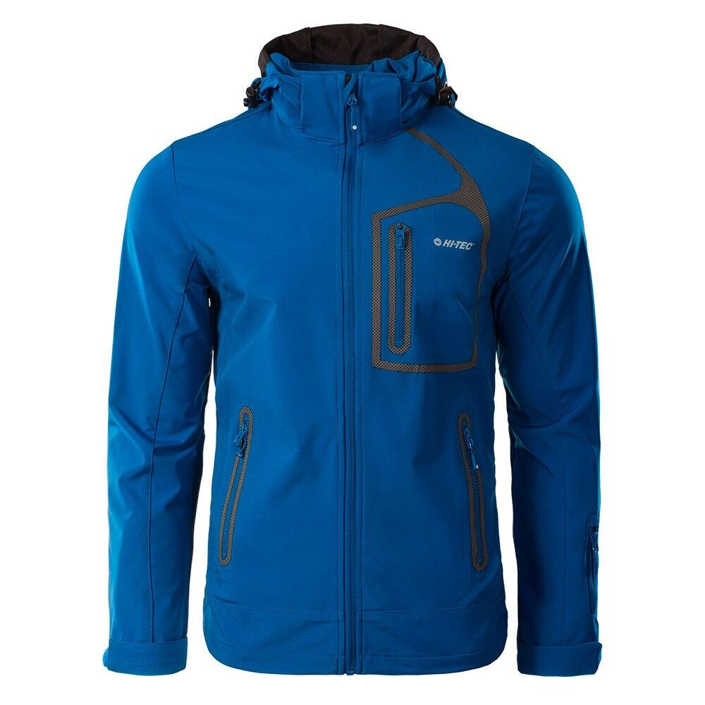 Hi-tec - Veste Softshell Nils Homme (bleu / Anthracite) - Softshell - Bleu|gris - 52 2xl - Decathlon