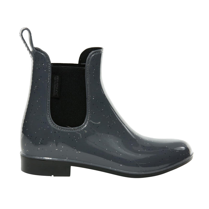 Botas de Agua Harriet para Mujer Gris Imán, Negro