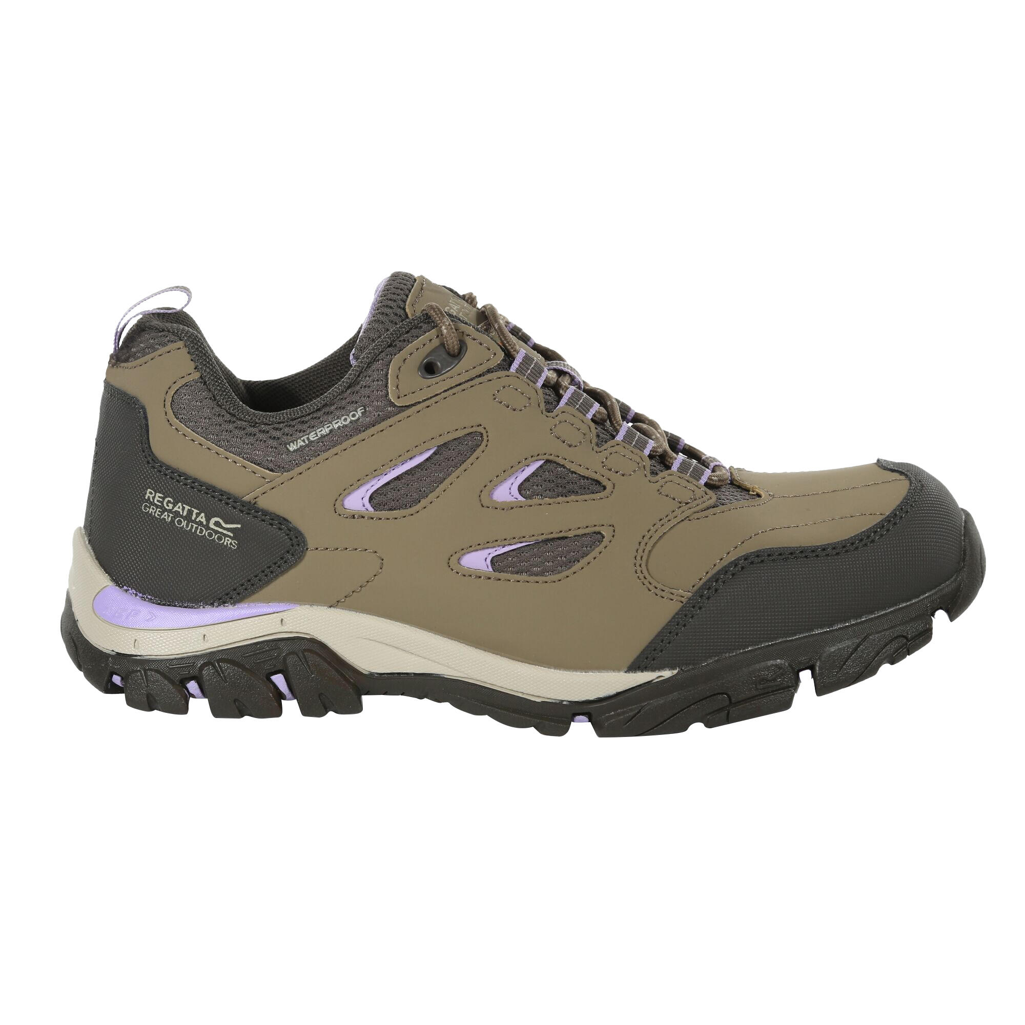 Womens/Ladies Holcombe IEP Low Hiking Boots (Clay Brown/Pastel Lilac) 3/5