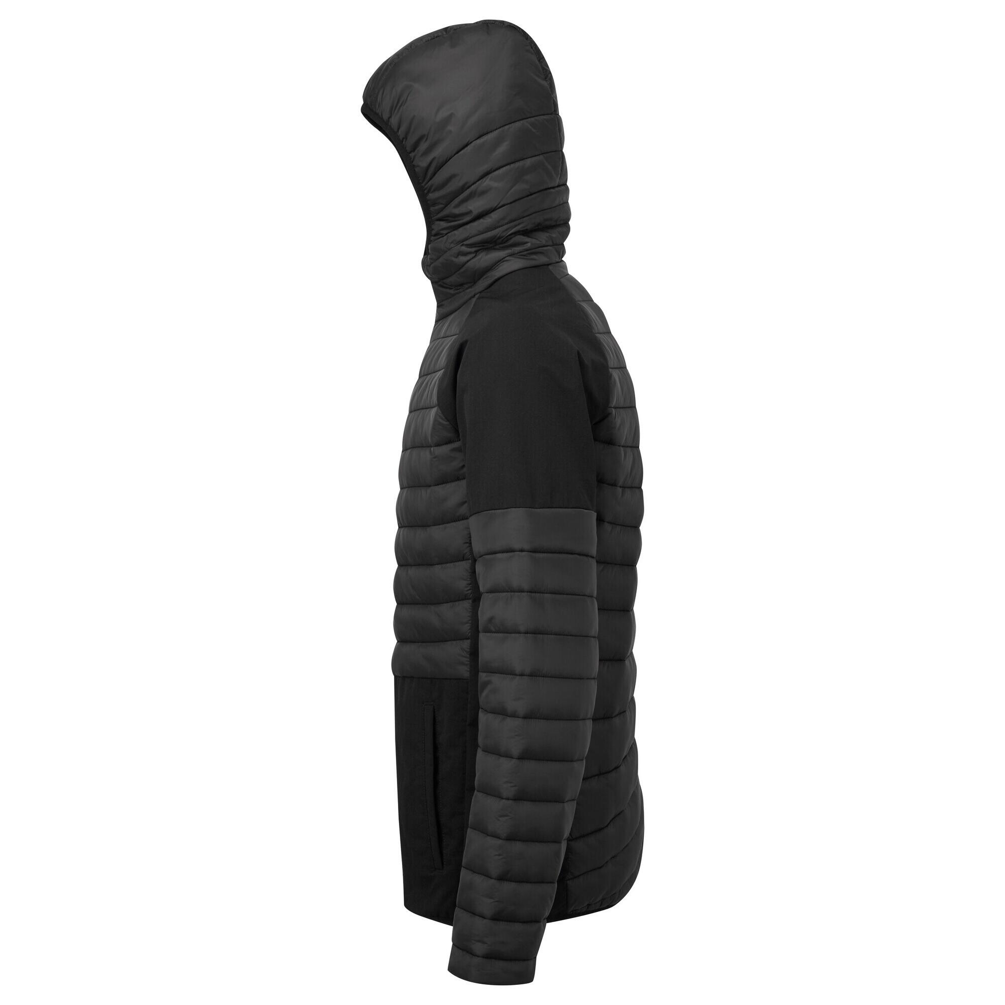 Mens Hybrid Soft Shell Jacket (Black) 3/3