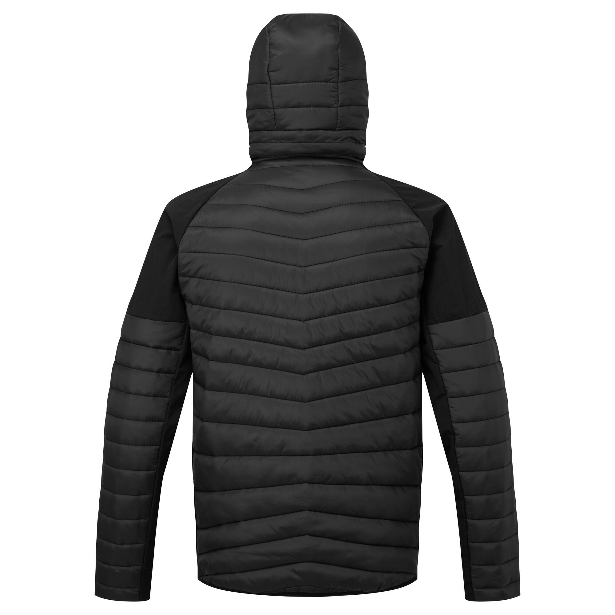 Mens Hybrid Soft Shell Jacket (Black) 2/3