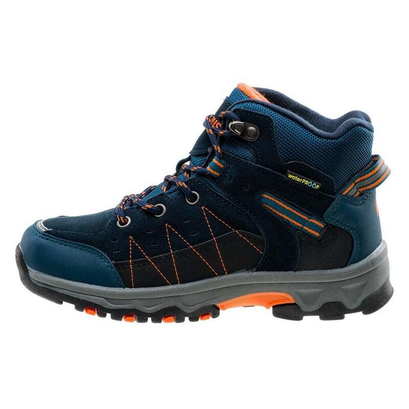 Scarponcini Da Passeggio Pelle Scamosciata Bambini Elbrus Penaz Blu Navy Blu