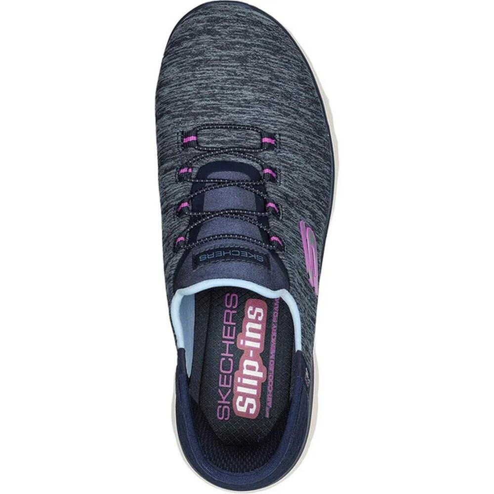 Womens/Ladies Dazzling Haze Trainers (Navy/Purple) 4/5