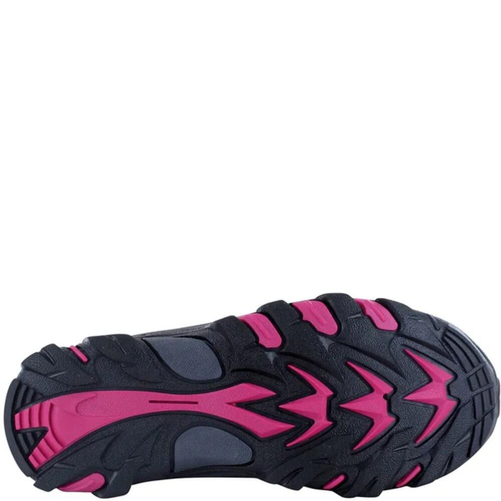 Girls Blackout Mid Cut Walking Boots (Dark Rose/Fuchsia) 3/4