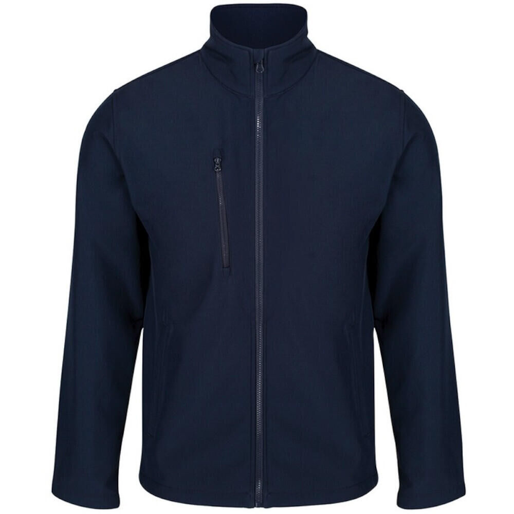 REGATTA Professional Mens Ablaze Three Layer Soft Shell Jacket (Navy/Navy)