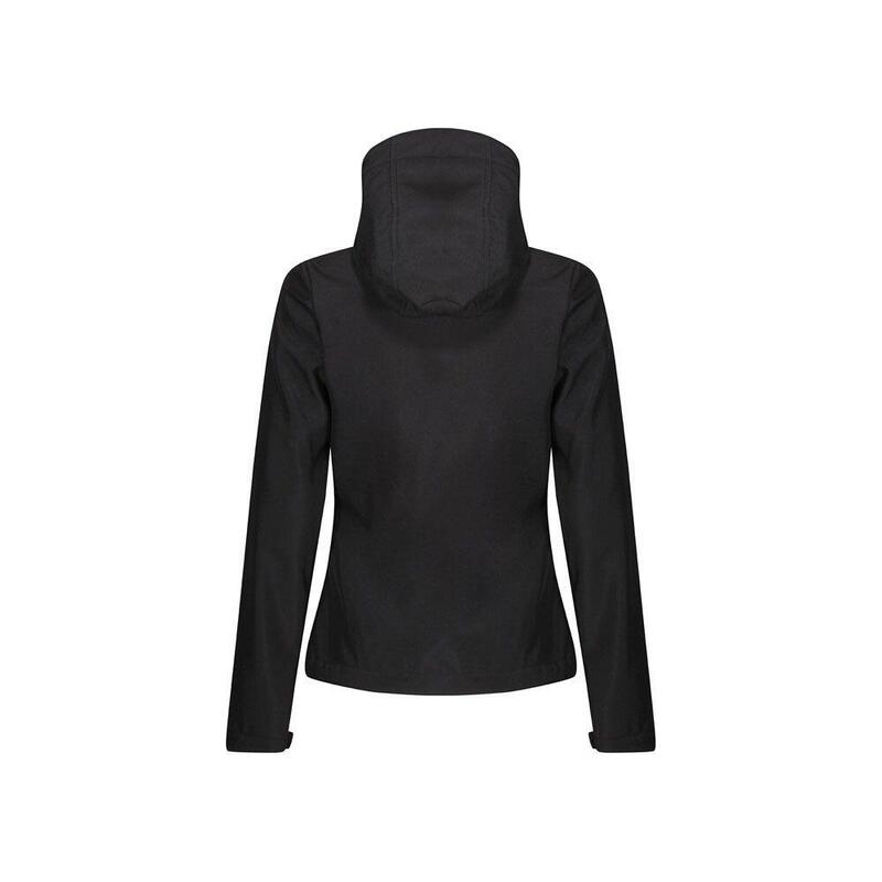 "Venturer" Softshelljacke, mit Kapuze für Damen Schwarz