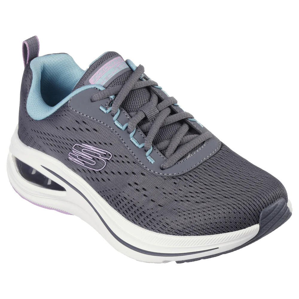 SKECHERS Womens/Ladies Air Meta Aired Out Trainers (Charcoal)
