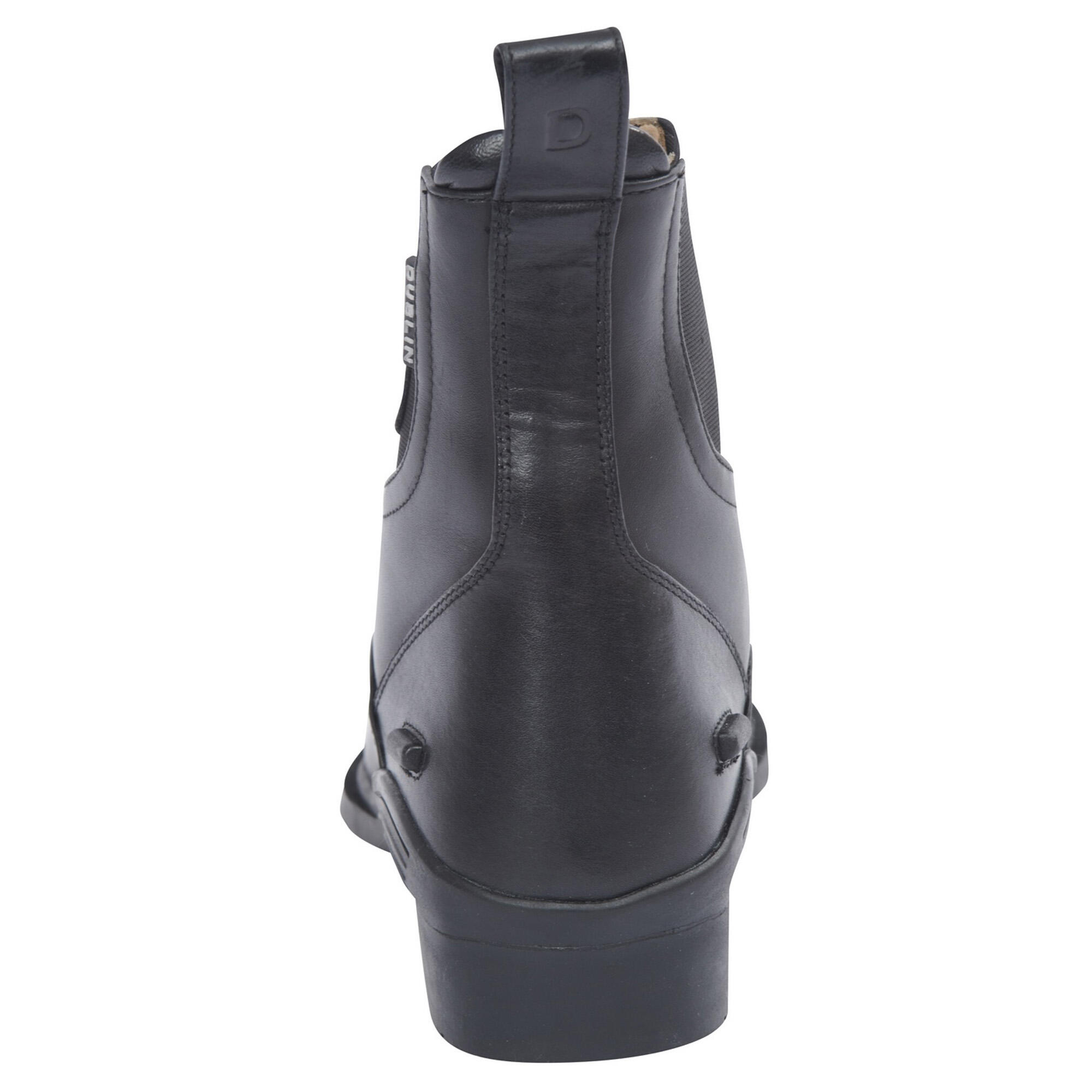 Evolution Adults Zip Front Leather Paddock Boots (Black) 2/7