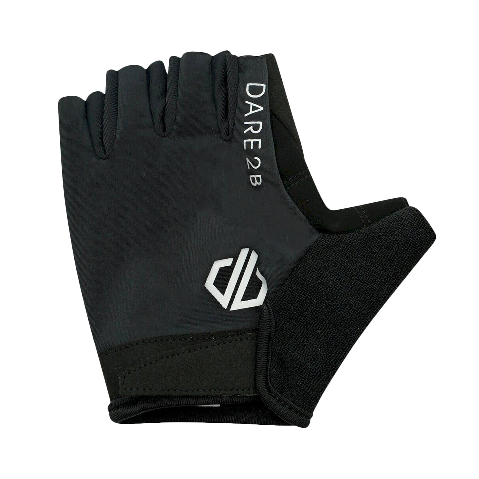 DARE 2B Womens/Ladies Pedal Out Cycling Fingerless Gloves (Black)