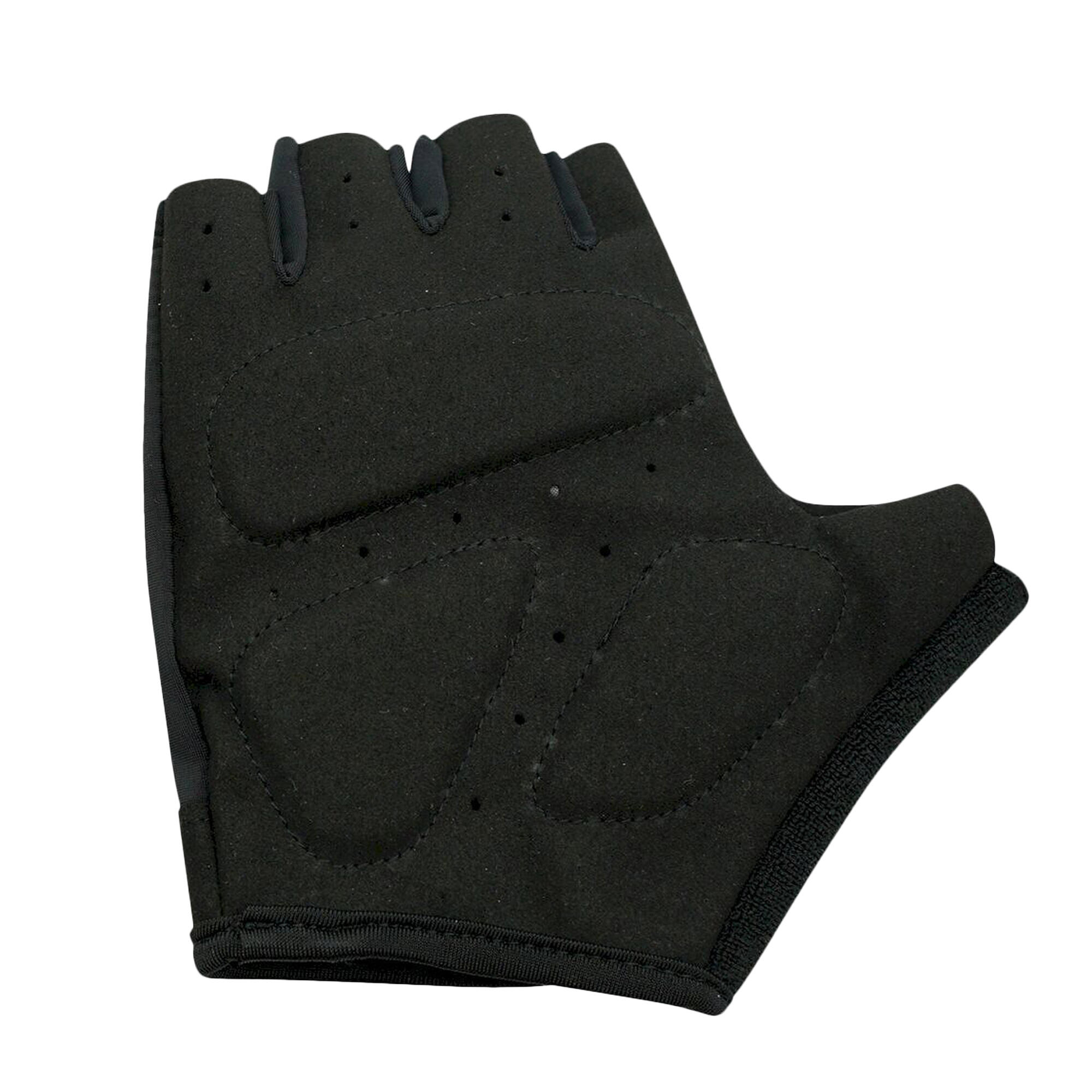 Womens/Ladies Pedal Out Cycling Fingerless Gloves (Black) 2/4