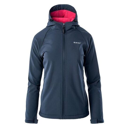Veste Softshell NETI Femme (Bleu Nuit / Sangria)
