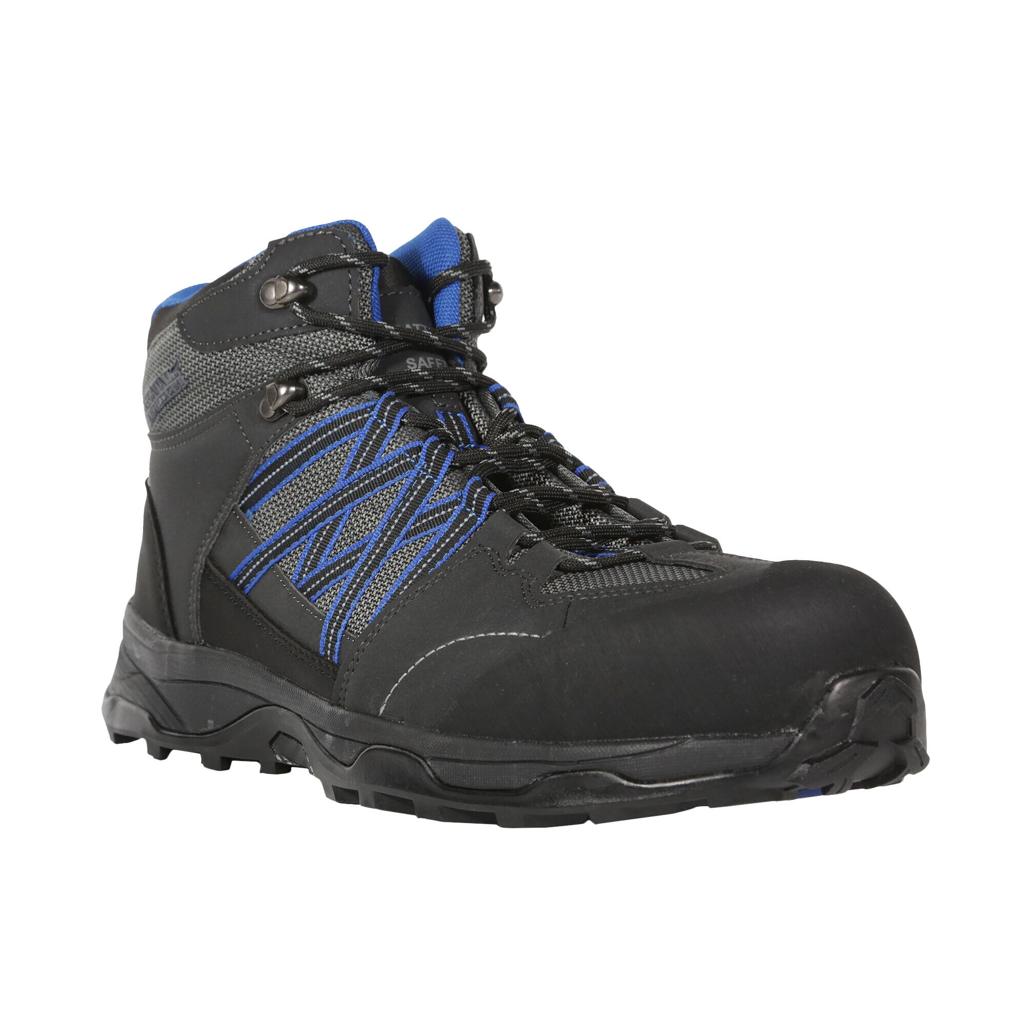 REGATTA Mens Claystone S3 Safety Boots (Briar Grey/Oxford Blue)