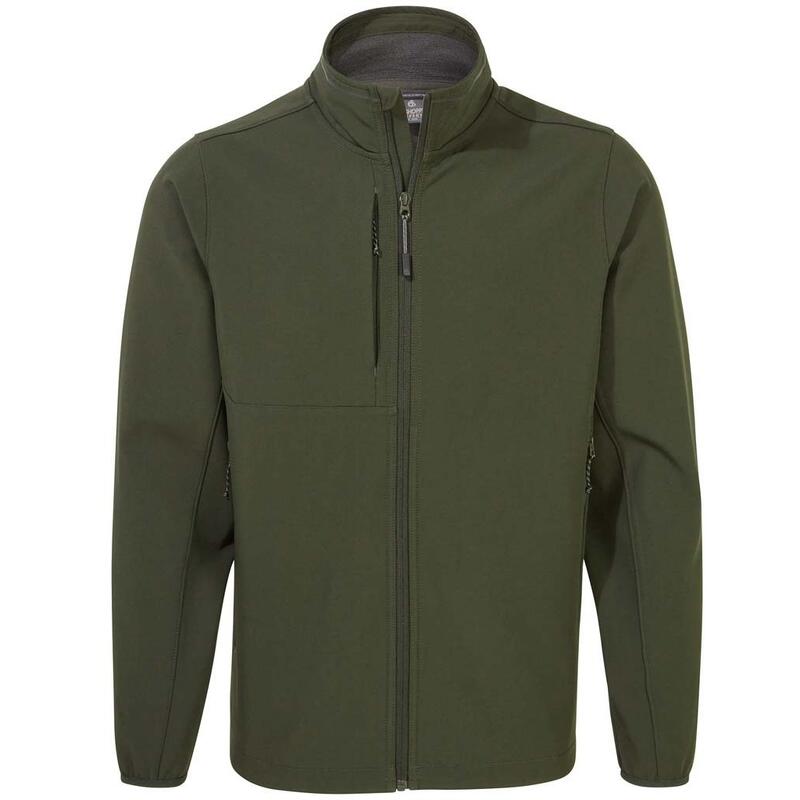 "Expert Basecamp" Softshelljacke für Herren Dunkles Zedern-Grün