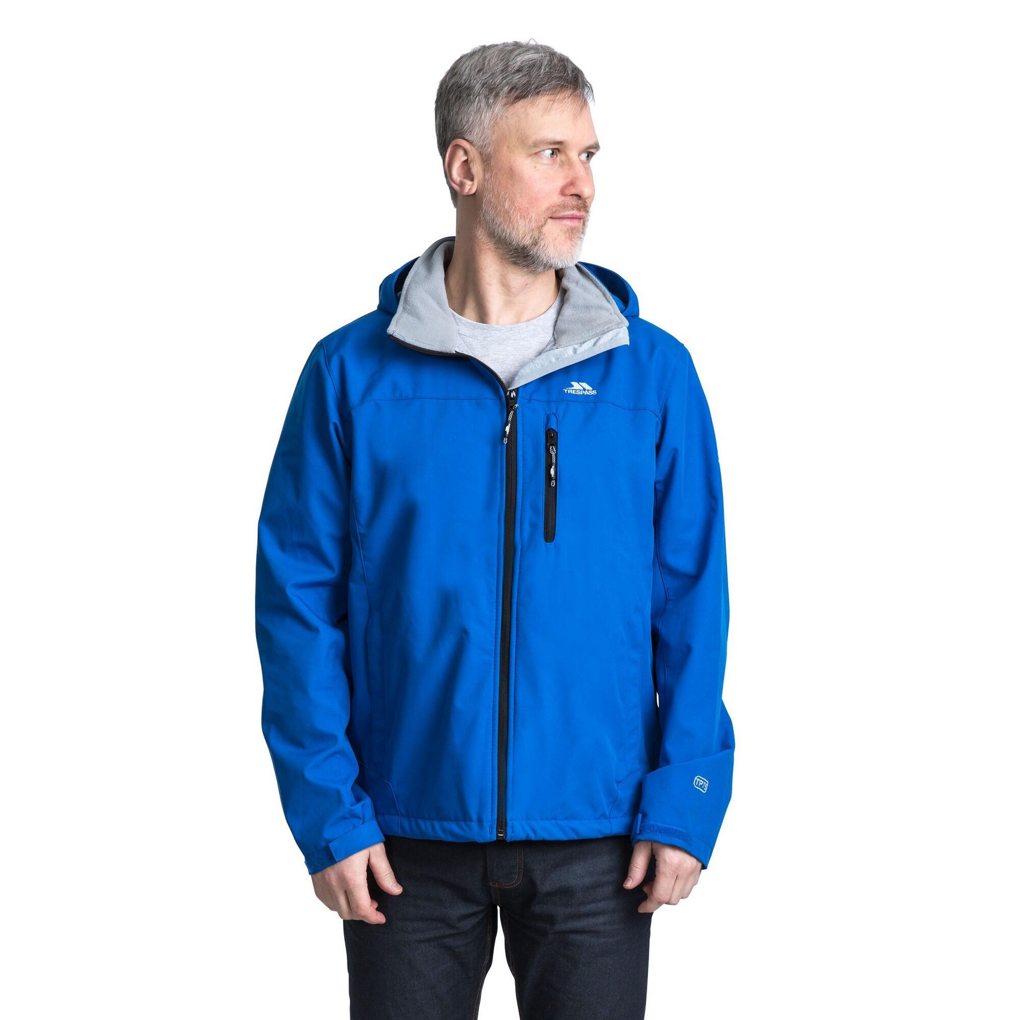 Mens Vander Softshell Jacket (Bright Blue) 3/4