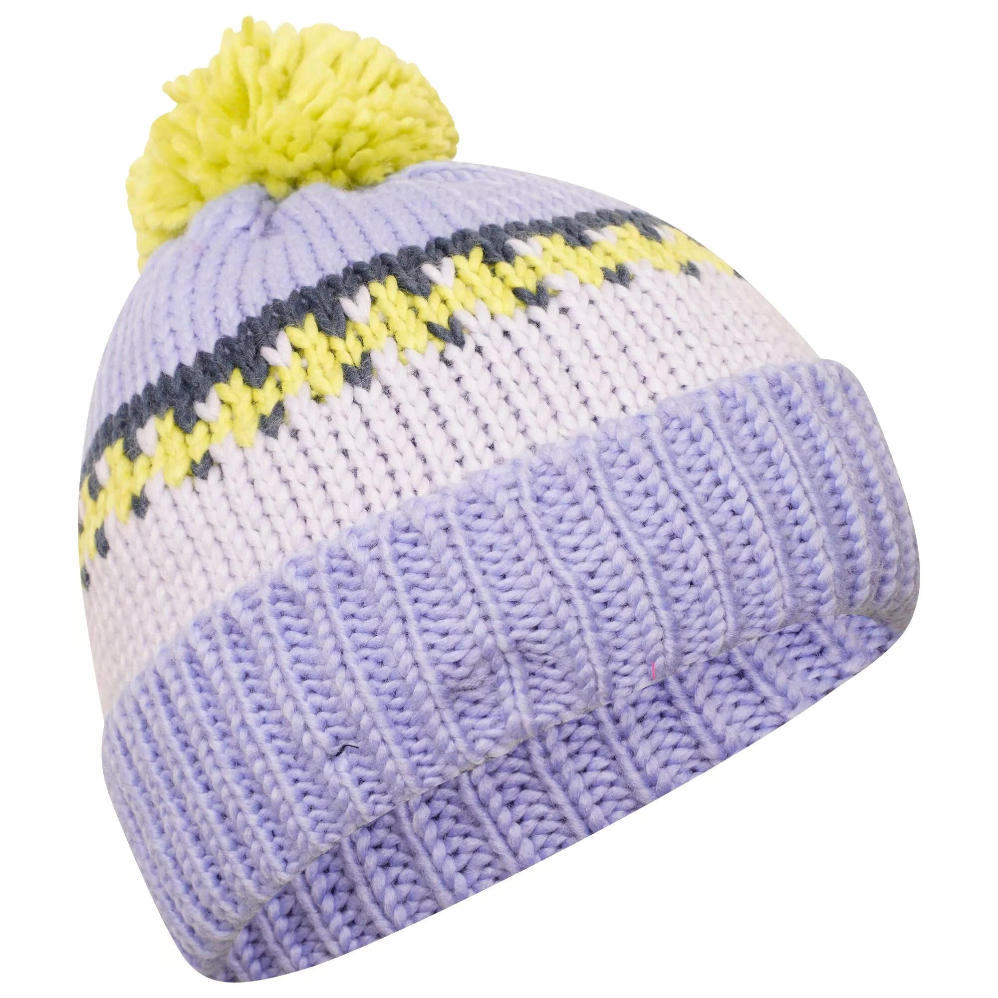 Childrens/Kids Boffin II Bobble Beanie (Wild Violet) 3/4