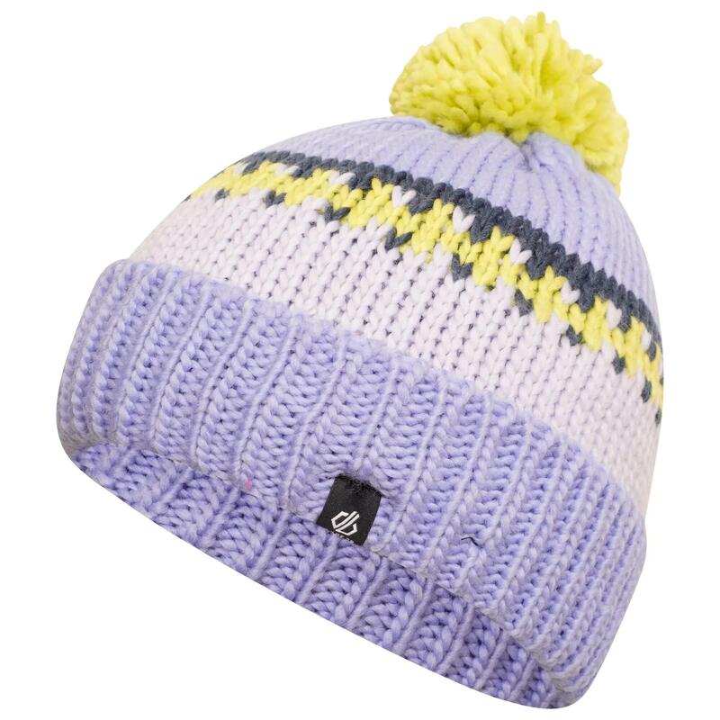 Cappello A Cuffia Pon Pon Bambini Dare 2B Boffin II Violeta Selvatica