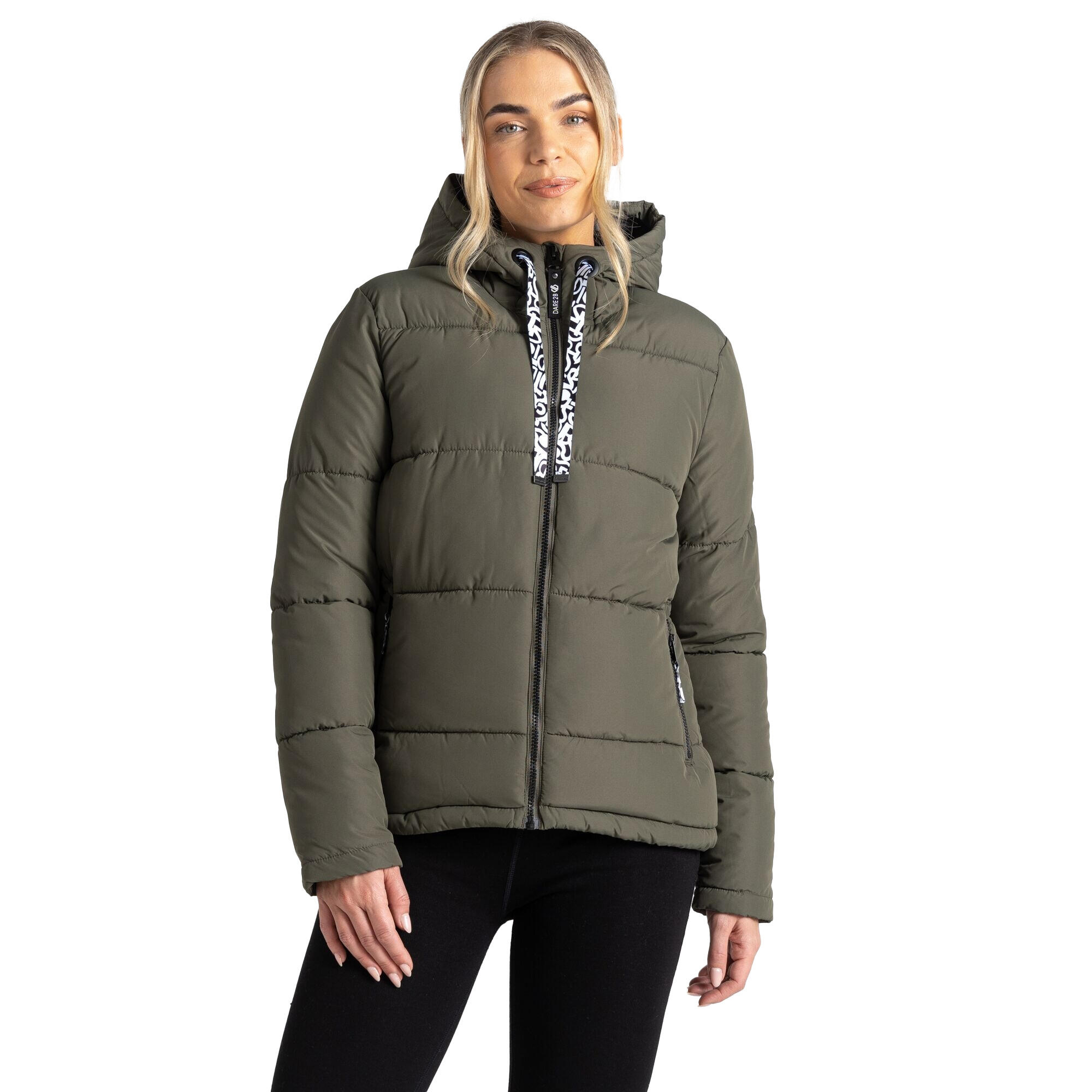 Womens/Ladies Society Padded Jacket (Lichen Green) 4/5