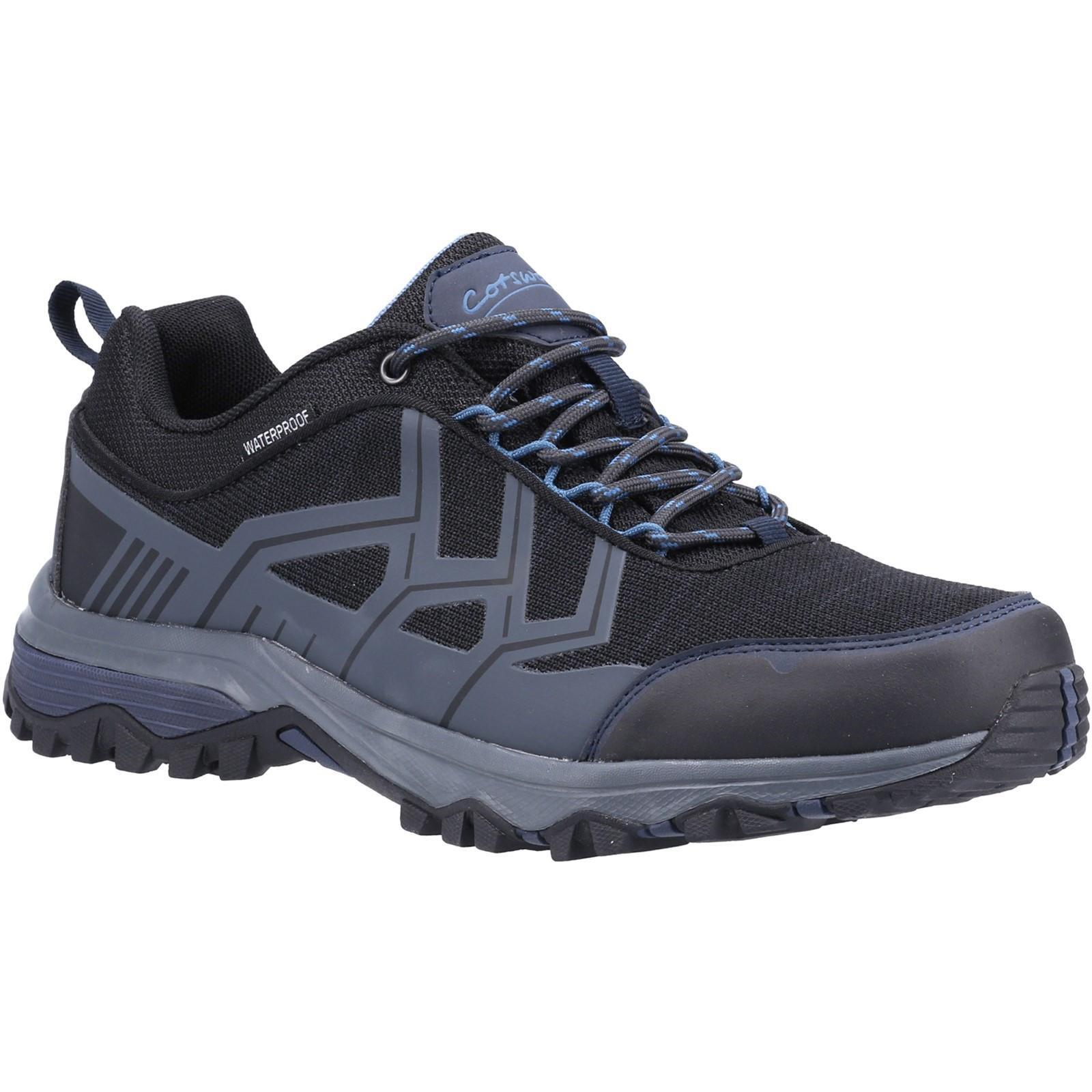 COTSWOLD Mens Wychwood Low WP Hiking Shoes (Black)