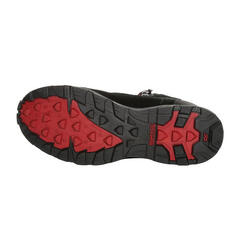 Chaussures montantes de randonnée SAMARIS Homme (Noir / Rouge foncé)