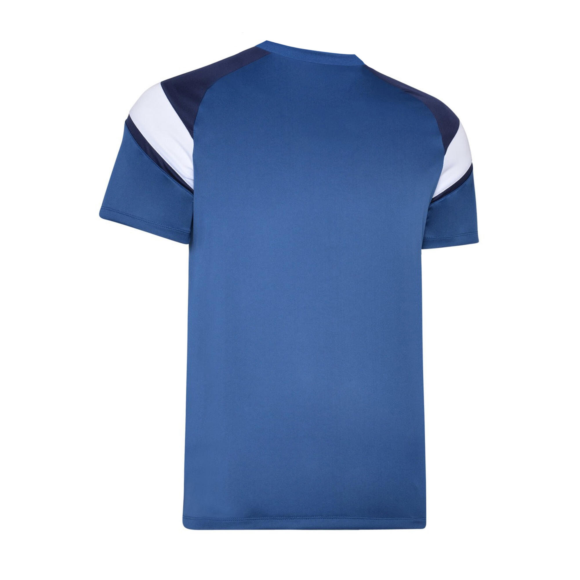 Trikot für Training Kinder Marineblau/Kurzmantel/ Brillantes Weiß 3/3