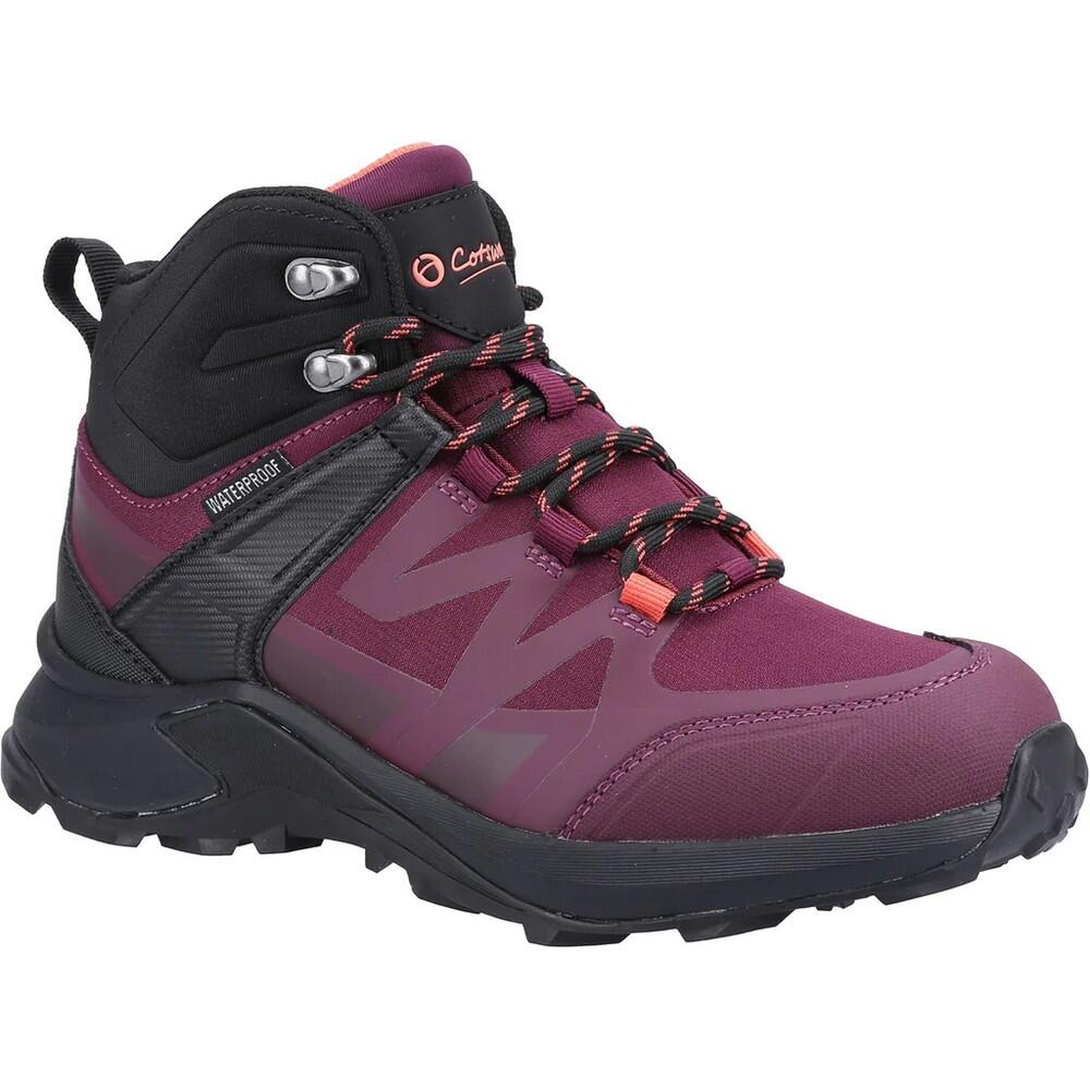 COTSWOLD Womens/Ladies Horton Walking Boots (Burgundy)