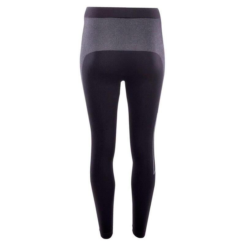 Dames Buraz Logo Thermische Legging (Zwart/Grijs)