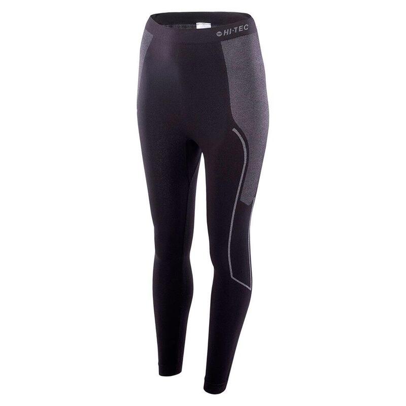 Leggings Térmicas Logótipo Buraz Mulher Preto / Cinzento