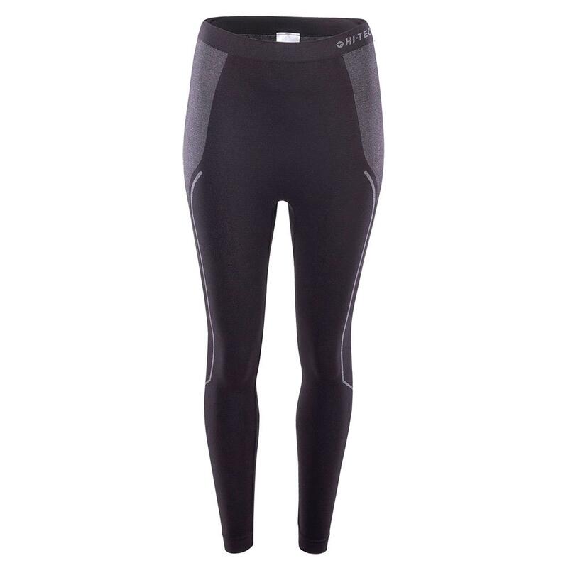 Dames Buraz Logo Thermische Legging (Zwart/Grijs)