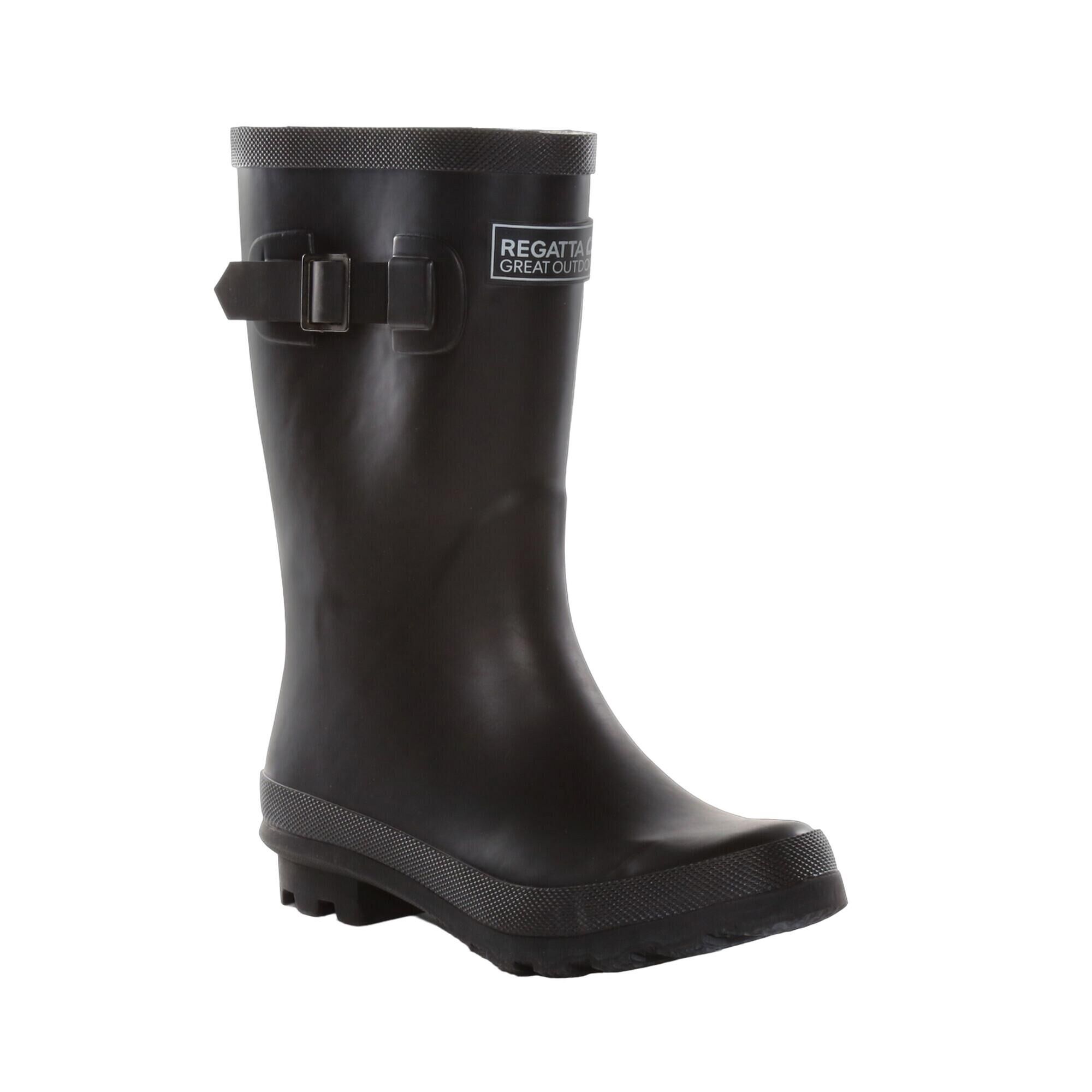 REGATTA Childrens/Kids Fairweather Wellington Boots (Black)