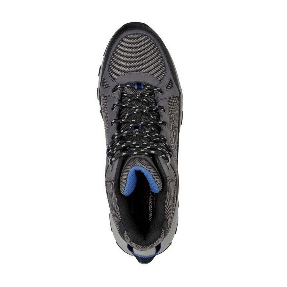 Mens Selmen Melano Leather Hiking Boots (Grey) 4/5