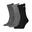 Chaussettes de sport CREW Adulte (Gris)