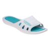 Dames Manusa Sliders (Wit/Turquoise)