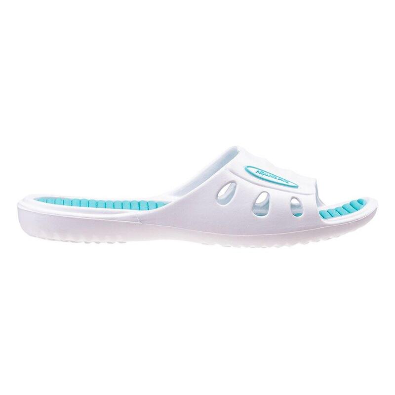 Claquettes MANUSA Femme (Blanc / Turquoise vif)