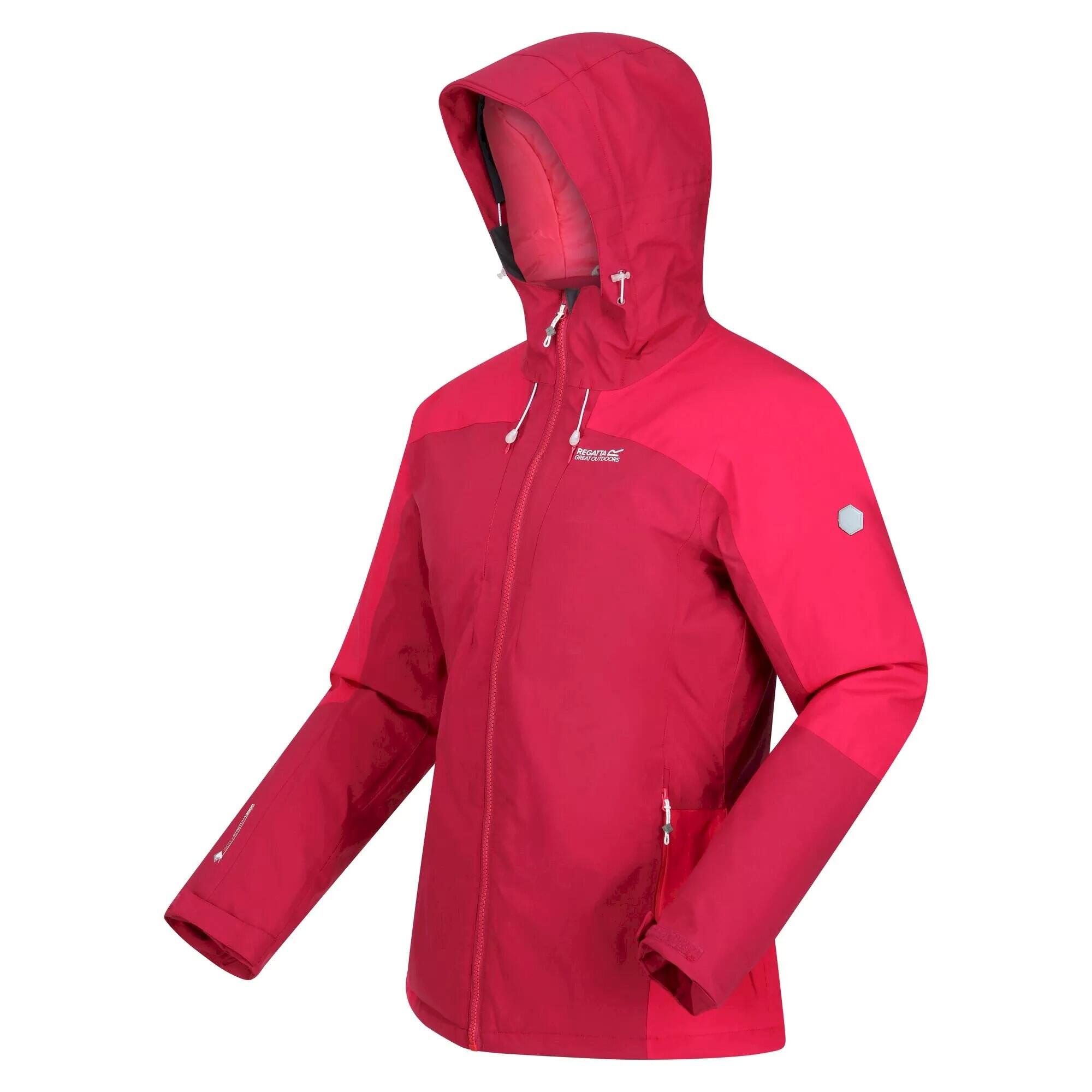 Womens/Ladies Highton II Stretch Padded Jacket (Berry Pink/Pink Potion) 3/5