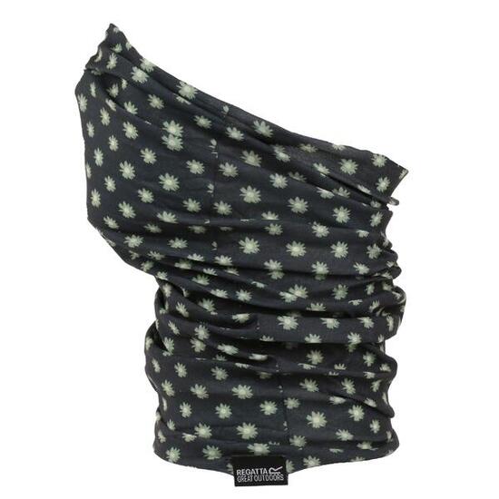 Cachecou Multifonction Motif/style Floral MULTITUBE Enfant (Vert Sombre)
